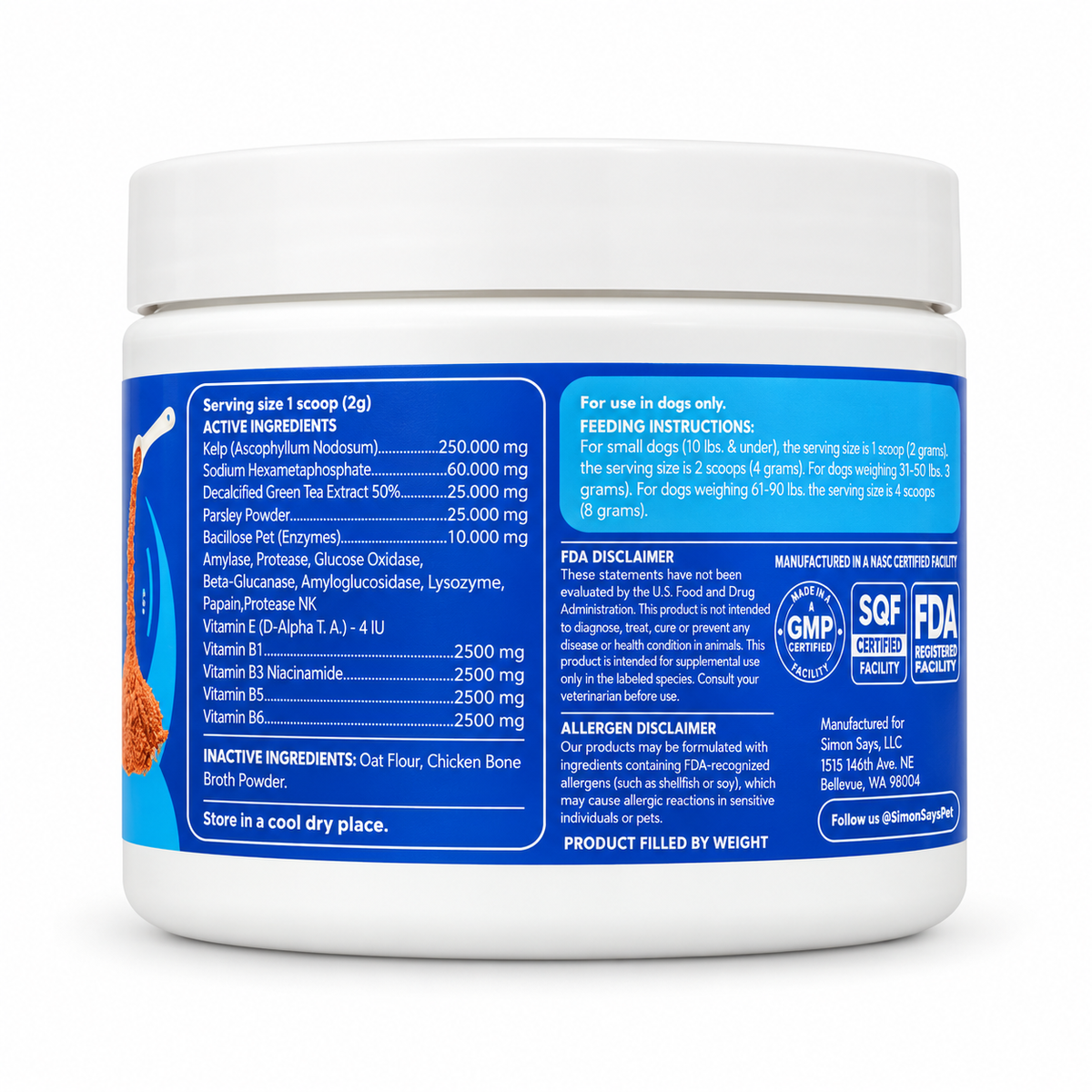 Bright Smiles Oral Powder