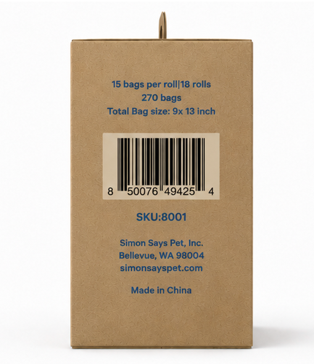 Waste Away Compostable bags