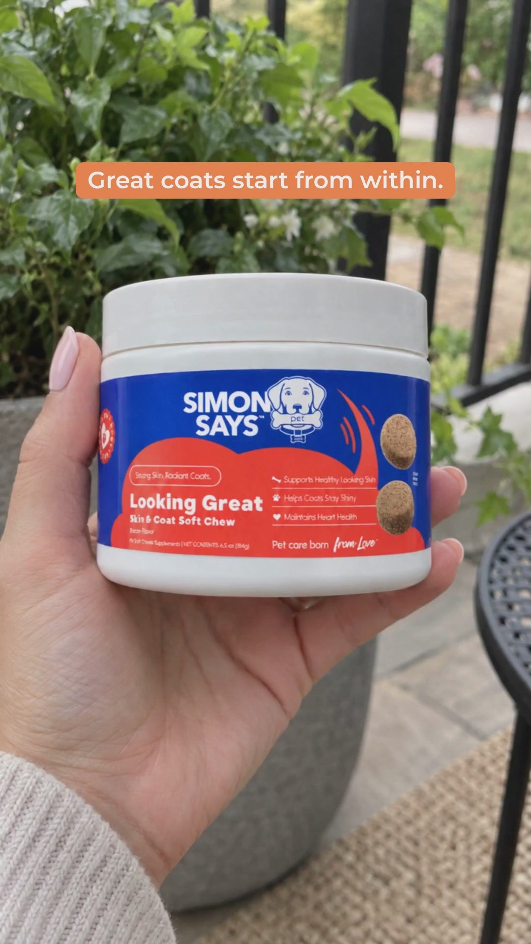 Load video: Looking Great Skin and Coat Supplement